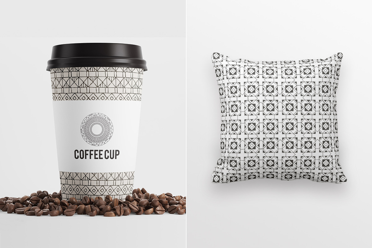 Hand Drawn Geometric Patterns, a Pattern Graphic by Solana (Photo 2 of 13)