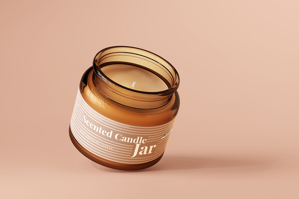 Amber Glass Candle Mockup Bundle, a Packaging Mockup by pmvch (Photo 90 of 135)