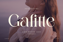 Gafitte - Modern Serif Font
