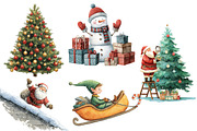Funny Christmas Clipart, an Illustration by Designworld (Thumbnail 4 of 5)