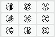 Minimalist Business Icon Pack, a Branding & Logo Template by Vectorium Studio (Thumbnail 1 of 2)