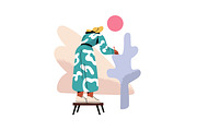 People painting graffiti on wall set, a Person Illustration by PaperTrident (Thumbnail 7 of 7)