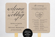 Wedding Program Fan SHR381, an Invitation Template by Shafura_Wedding (Thumbnail 2 of 5)