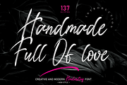 Brush Font Bundles Collections, a Script Font by Scratchones (Thumbnail 7 of 11)