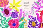 Bold Floral Illustration, a Decorative Illustration by OxanaTally (Thumbnail 2 of 10)