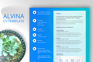 Alvina Resume Template