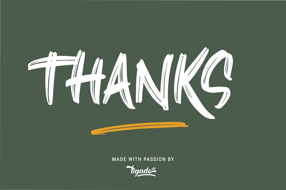 Kisser | Natural Stroke Brush, a Font by Tigadestd Type (Photo 11 of 11)