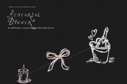 Wedding Rehearsal Dinner Clipart Set, an Object Illustration by The October Creative (Thumbnail 13 of 13)