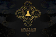 Elements of Nature. Vector art, a Person Illustration by Nadia Murash (Thumbnail 1 of 6)