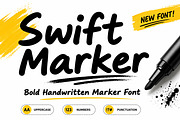 Swift Marker, a Handwritten Font by Wow Magic (Thumbnail 1 of 5)