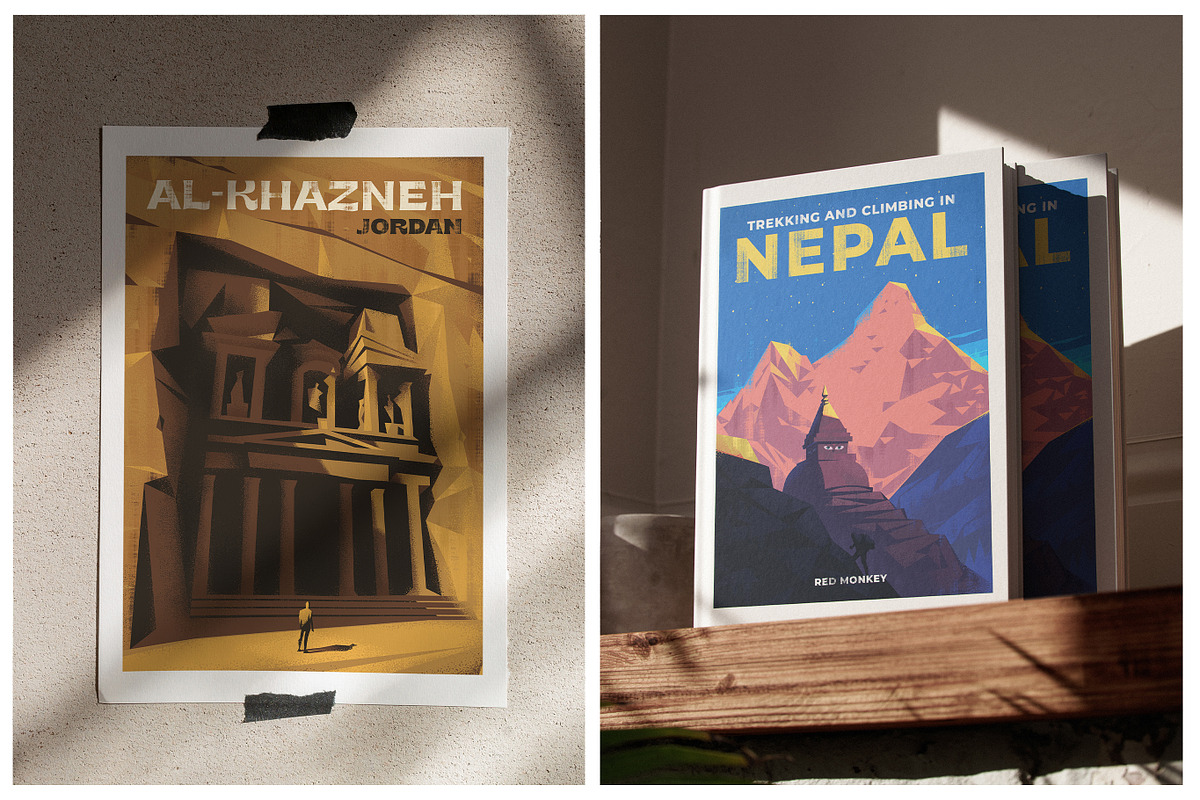 Travel posters. Part 7., an Illustration by Red Monkey (Photo 13 of 14)