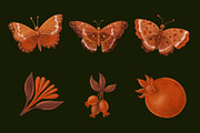 Magic Garden elements and patterns, a Pattern Graphic by Tiger and Flower (Thumbnail 4 of 19)