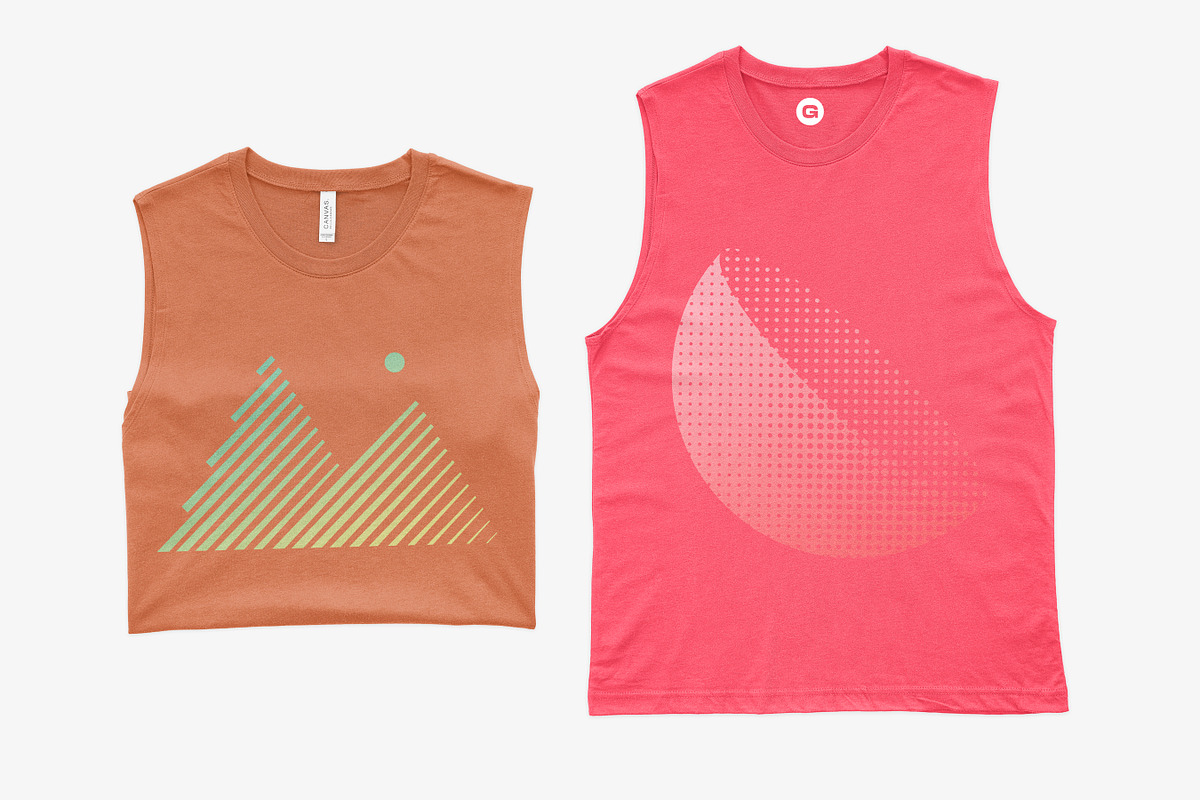 Bella Canvas 3483 Muscle Tank Mockup, a Shirt Mockup by GraphicHero (Photo 7 of 9)