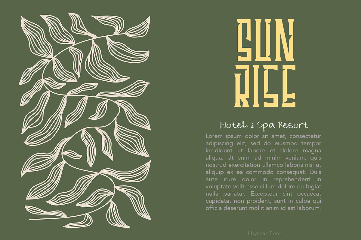 Hibyscas Font Duo, a Handwritten Font by madeDeduk (Photo 3 of 8)