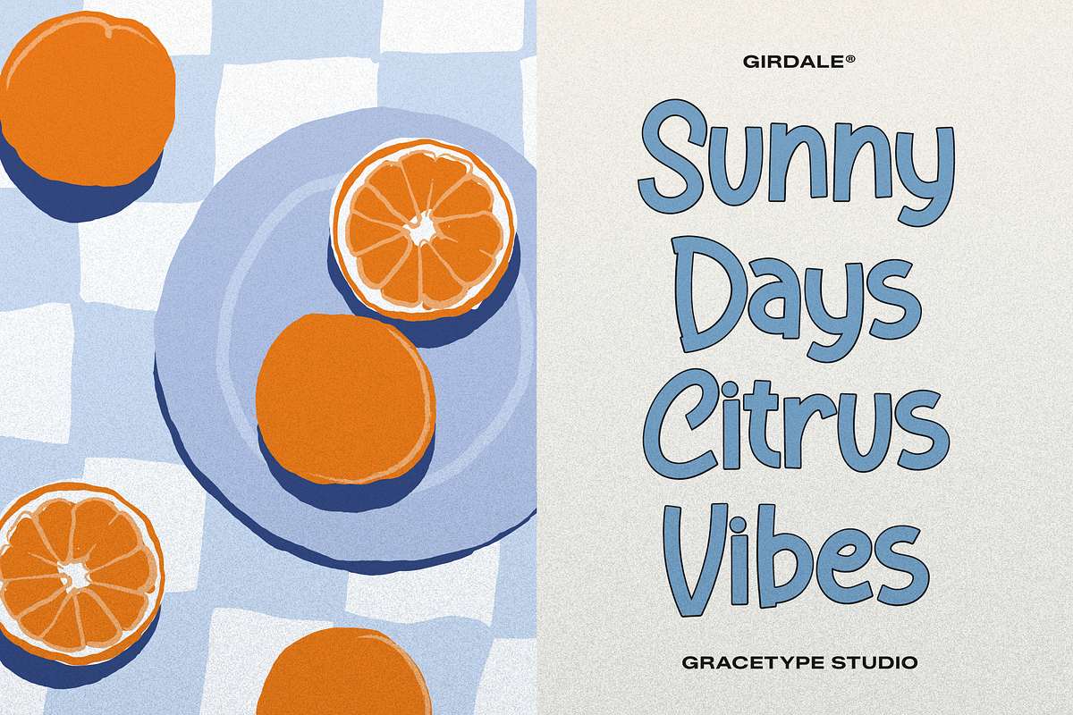 Girdale | Playful Hand Drawn, a Handwritten Font by gracetype_studio (Photo 2 of 12)