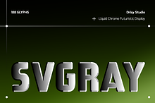 SVGRAY – Liquid Chrome Futuristic