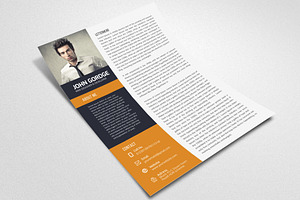 Clean Job CV Resume Word Template