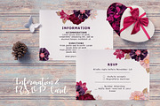 FLOWER WEDDING INVITATION SUITES, an Invitation Template by Totem Invitation House (Thumbnail 4 of 4)