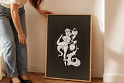 Aquarius Zodiac Wall Art, a Person Illustration by Vasya Kobelev (Thumbnail 6 of 7)