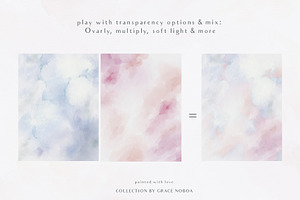 Watercolor Soft Abstract Background