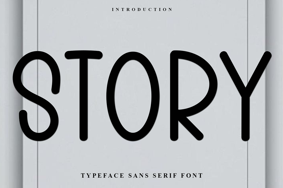 Story, a Script Font by InermediaSTUDIO (Photo 1 of 8)
