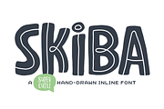 Skiba Font, a Sans Serif Font by Denise Chandler (Thumbnail 1 of 7)