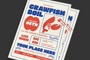 Retro Crawfish Boil Event Flyer, a Flyer Template by Guuver (Thumbnail 2 of 3)