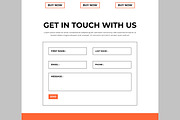 Ecommerce Landing Page, an UI Kit Template by CreativeShaper (Thumbnail 5 of 6)