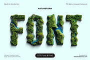 NatureForm Font, a Sans Serif Font by Handmadefont (Thumbnail 1 of 12)