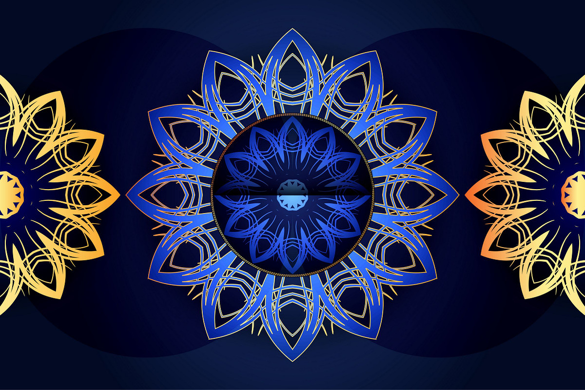 Mandala Circular Pattern Vector Pack, a Background Graphic by NJ Himel (Photo 10 of 95)