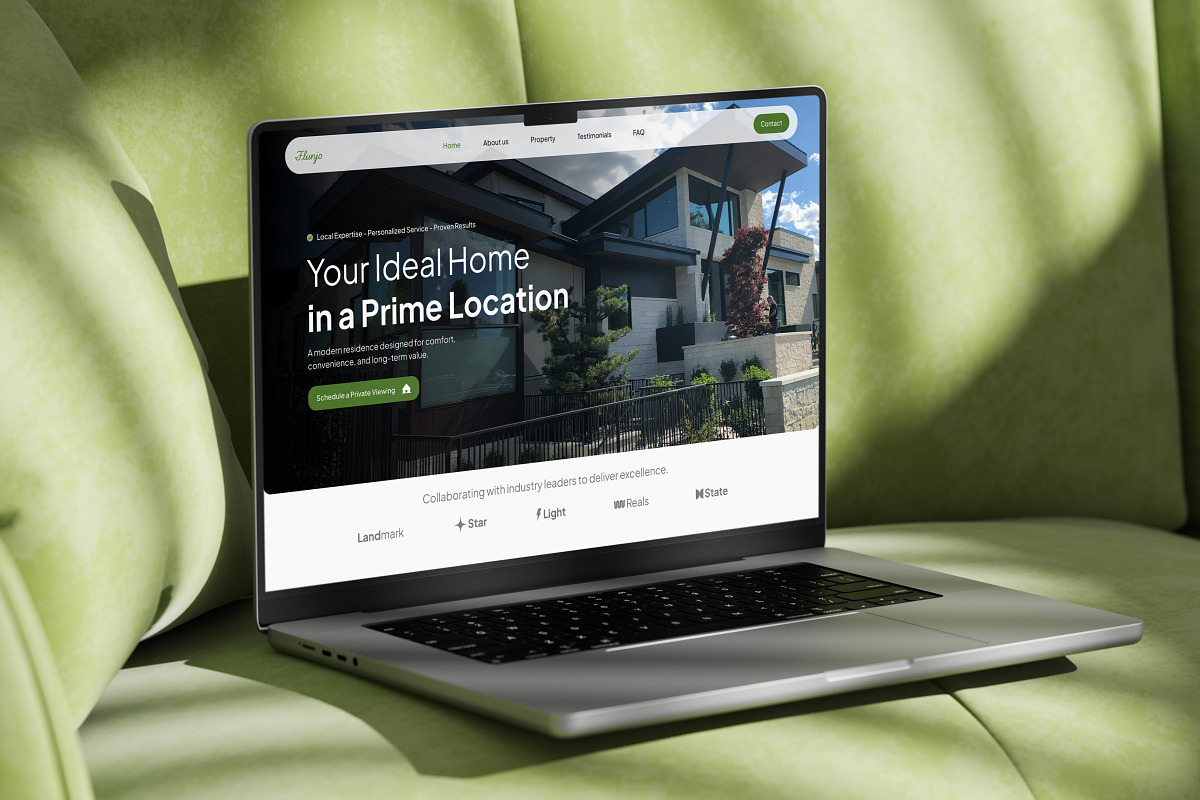 Single Property Landing Page, a Landing Page Template by Font Kingdom (Photo 2 of 5)