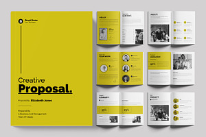 Business Proposal Template Layout, a Brochure Template by ContestDesign