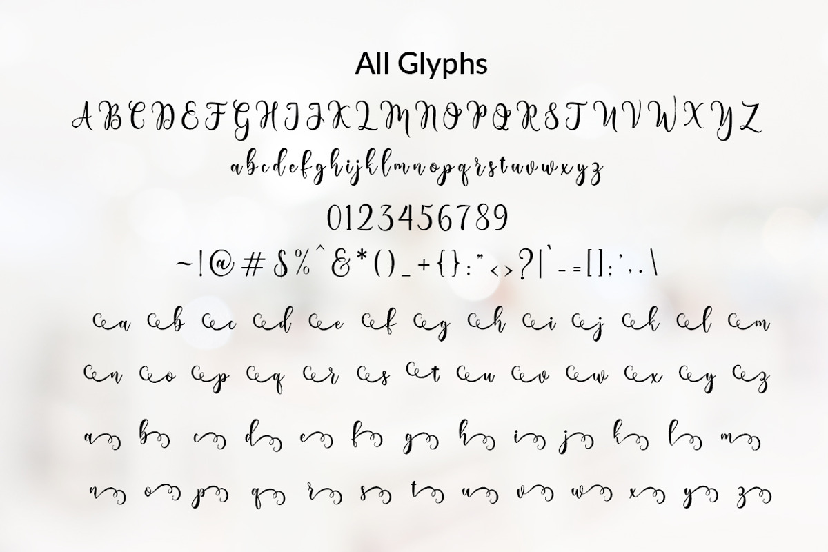 Baverly Script, a Script Font by Amarlettering (Photo 6 of 8)