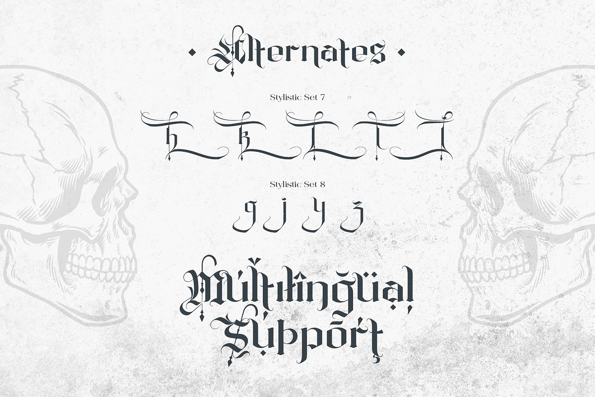 Ghelisyah Typeface, a Blackletter Font by alit design (Photo 5 of 15)
