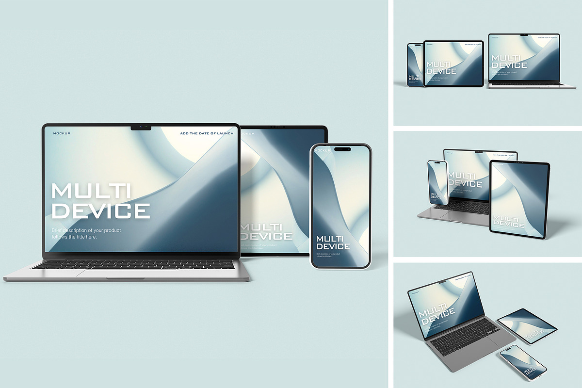 Multi Device mockup, a Wearable Device Mockup by swsi-studio (Photo 1 of 5)