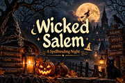 Wicked Salem — Spooky Halloween Font, a Blackletter Font by Wow Magic (Thumbnail 4 of 6)