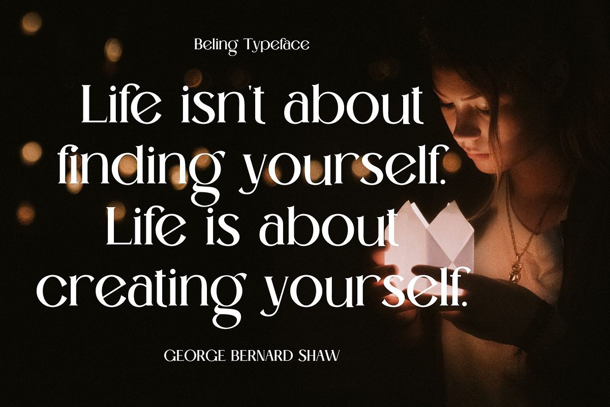 Beling A Modern Serif Typeface, a Serif Font by Alfinart (Photo 9 of 10)