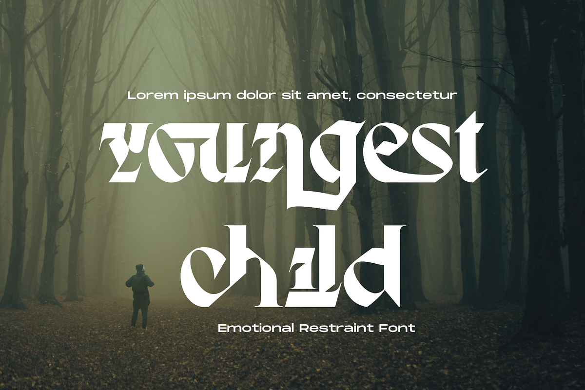 Emotional Restraint Font, a Blackletter Font by 177Studio (Photo 2 of 8)