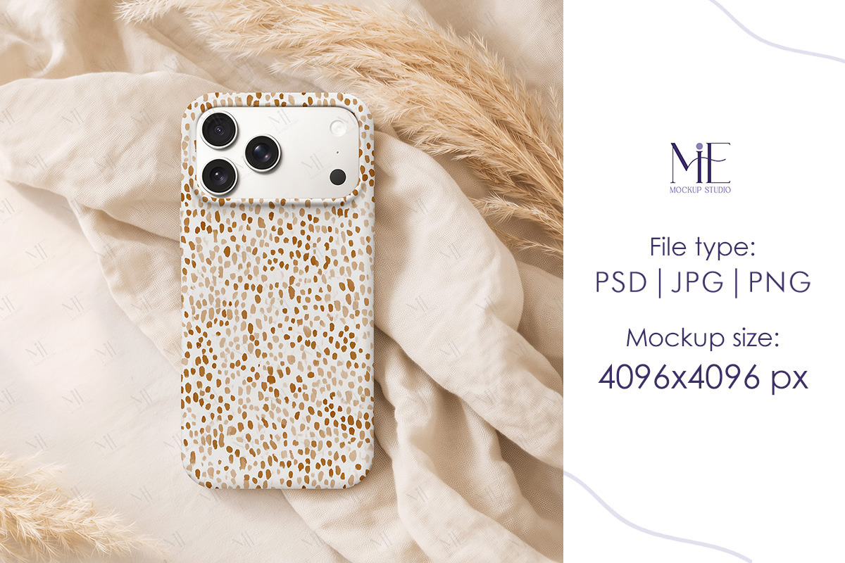 iPhone 17 Case Mockup PSD PNG Smart, a Mockup by Mie Mockup Studio (Photo 3 of 7)