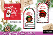 Cute Christmas Printable Gift Tags, a Seasonal Illustration by Orange Brush Studio (Thumbnail 9 of 10)