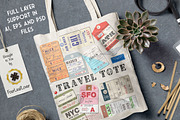 Vector Customizable Luggage Tags, a Texture Illustration by FourLeafLover (Thumbnail 3 of 5)