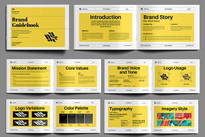 Brand Guidbook Template, a Brochure Template by MightyDesign