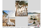 Beach Wedding Papers Sublimation, a Wallpaper Graphic by EdeniaArtStudio (Thumbnail 3 of 15)