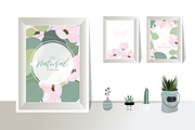 12 cute natural design cards4#, a Card Template by Piixypeach (Thumbnail 3 of 5)