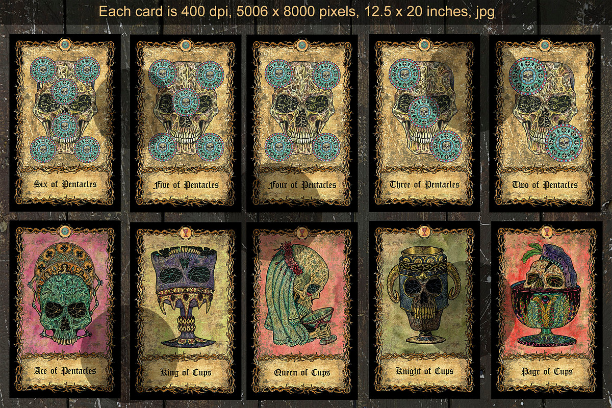 Eternal Bones Tarot colorful, an Illustration by Samiramay (Photo 8 of 9)