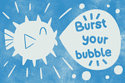 Strawberry Bubblegum font, a Sans Serif Font by Natalia Gonzalez (Thumbnail 3 of 3)