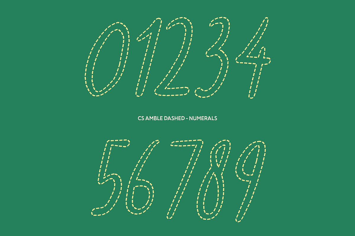 CS Amble Dashed, a Handwritten Font by Craft Supply Co. (Photo 5 of 8)