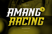 Amang Racing | Bold Racing Font