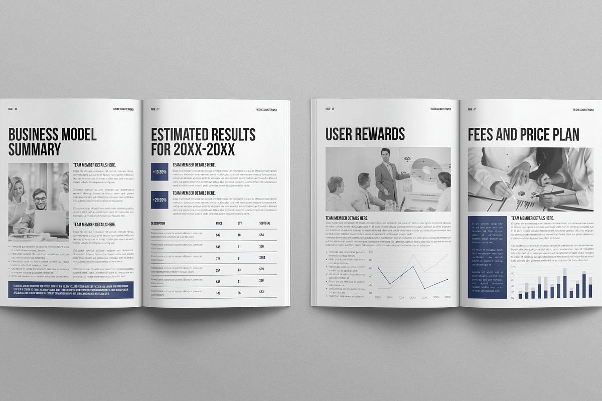 Business White Paper Template, a Brochure Template by E-Type (Photo 5 of 7)