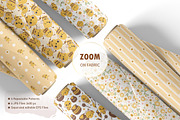 Adorable Little Bees Patterns, a Pattern Graphic by DrawStudio1988 (Thumbnail 6 of 11)